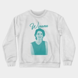 Winona Ryder 90s Aesthetic Design Crewneck Sweatshirt